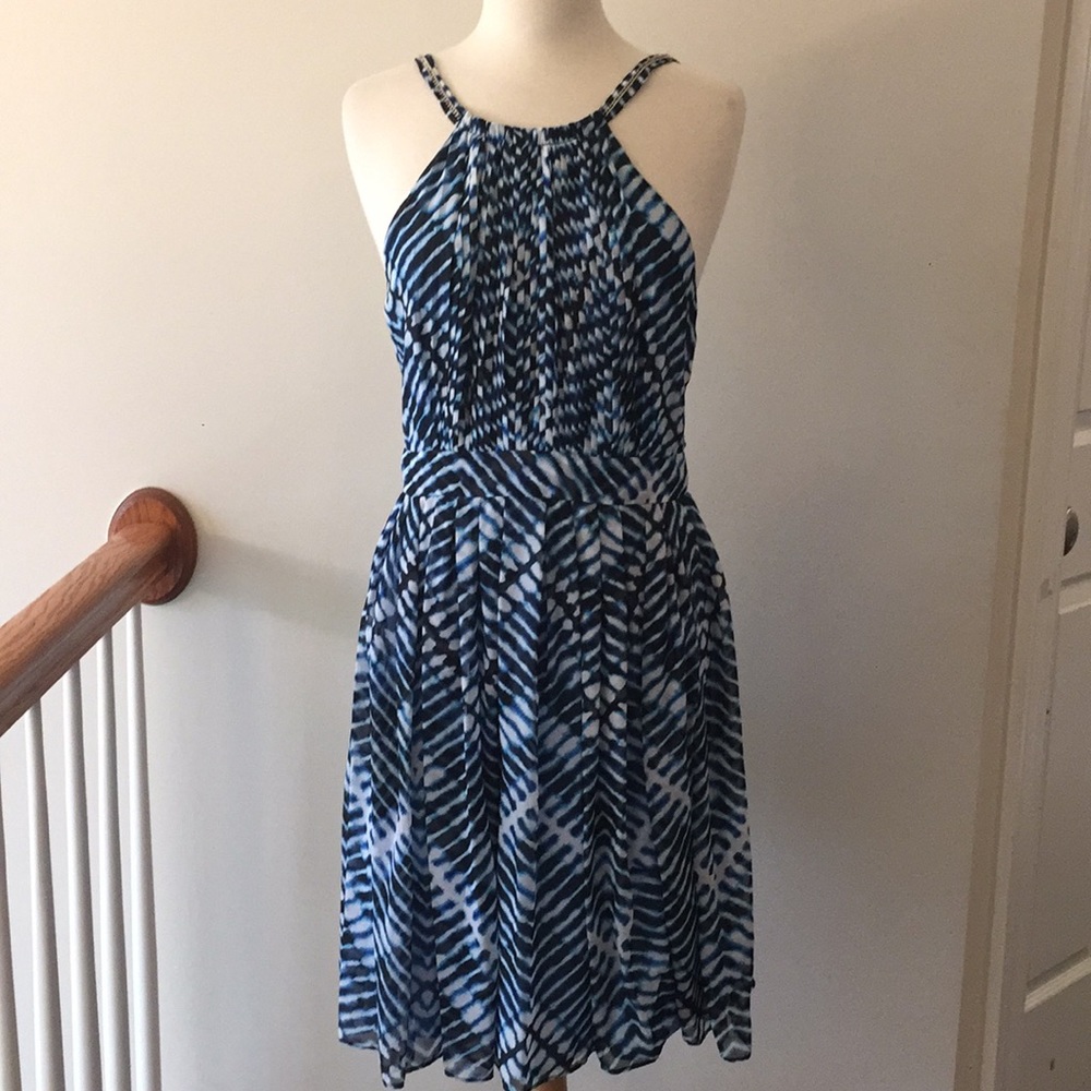 Calvin Klein Dress Size 6 Pleated Top Straps